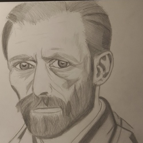 Ritratto van gogh - gogh,, disegno