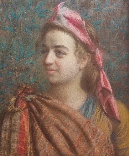 Pastelli coront ritratto - coront, di