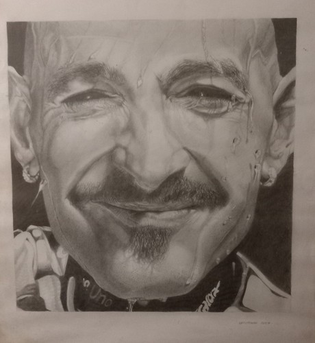 Disegno matita ritratto - matita., marco
