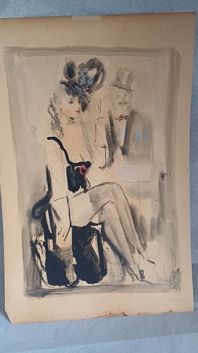 Antico disegno bozzetto - disegno,