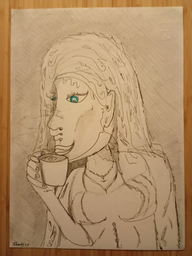 Disegno originale carta - disegno, su