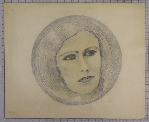 Disegno vintage ritratto - vintage,