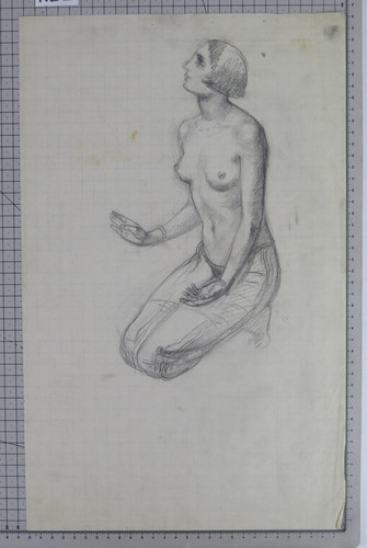 Ritratto giovane donna a - di,
