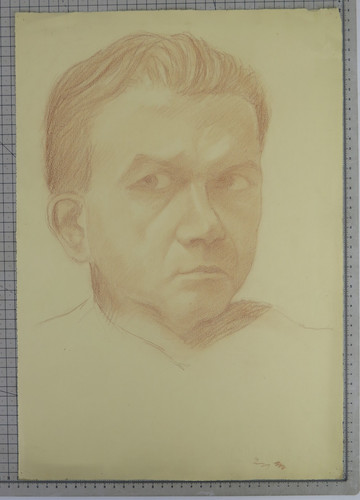 Disegno vintage ritratto - disegno,