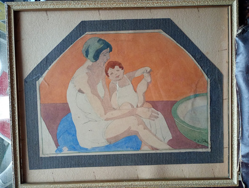 Emilio vitali acquarello - acquarello, noto