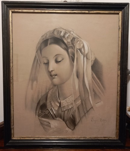 Ritratto matita fanciulla - ritratto, matita,