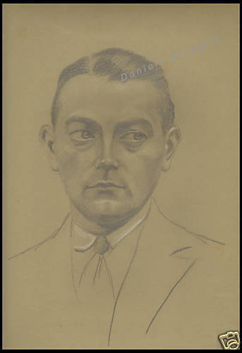 Disegno originale matita 1900 - disegno,