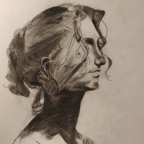 Ritratto femminile profilo - ritratto,