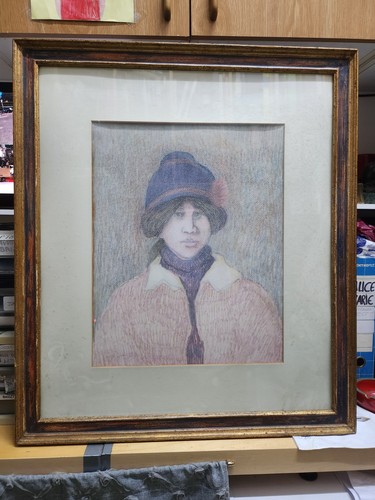 Ritratto donna con - , cappello